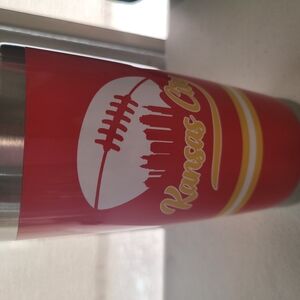 Red and Gold Thermos for Dining